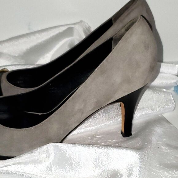 Cole Haan Nike Air Women's Heels Suede Career Evening Old Money Size 10.5B - Picture 9 of 13